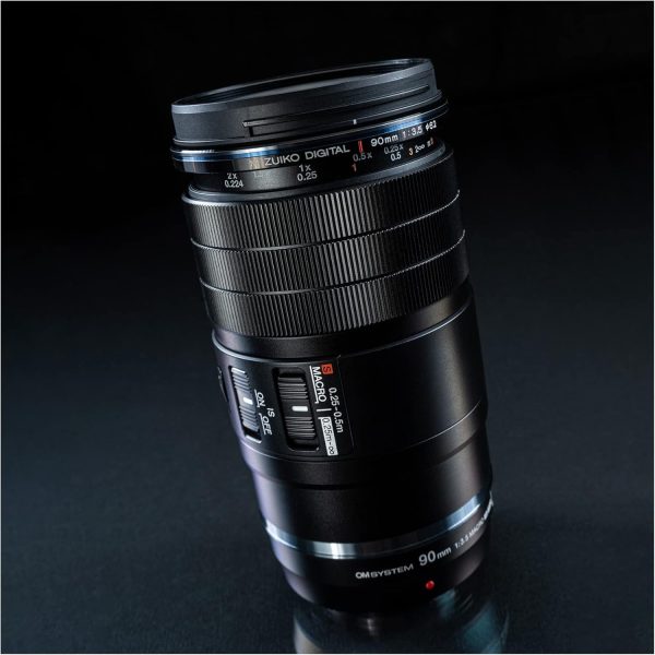 OM SYSTEM OLYMPUS M.Zuiko Digital ED 90mm F3.5 Macro is PRO for Micro Four Thirds System Camera, Weather Sealed Design, MF Clutch, Fluorine Coating, Compatible with Teleconverter - Image 8