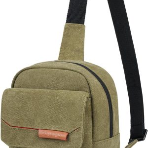 TULLIO Camera Bag Small Crossbody Camera Bag Case Purse Waterproof Canvas Shoulder Case Sling Designer for Mirrorless or DSLR SLR