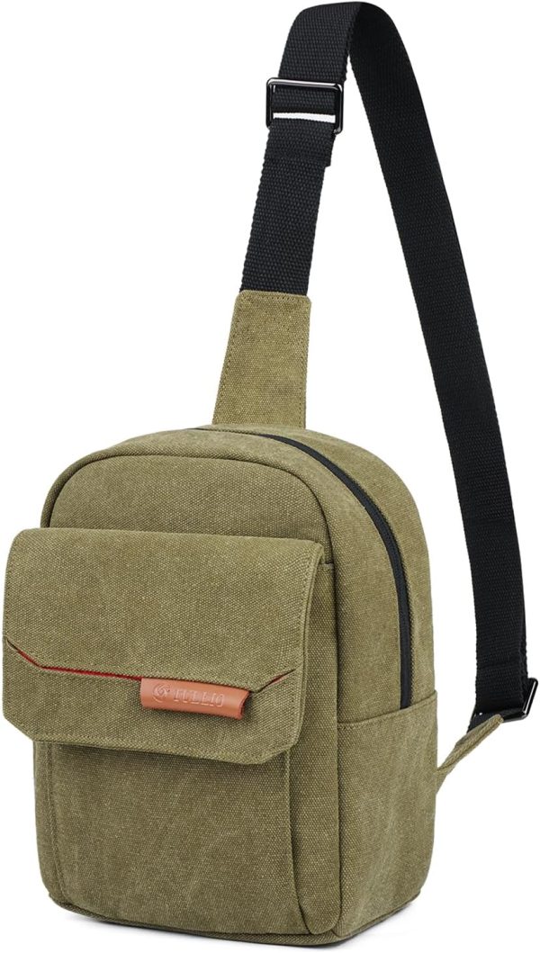 TULLIO Camera Bag Small Crossbody Camera Bag Case Purse Waterproof Canvas Shoulder Case Sling Designer for Mirrorless or DSLR SLR